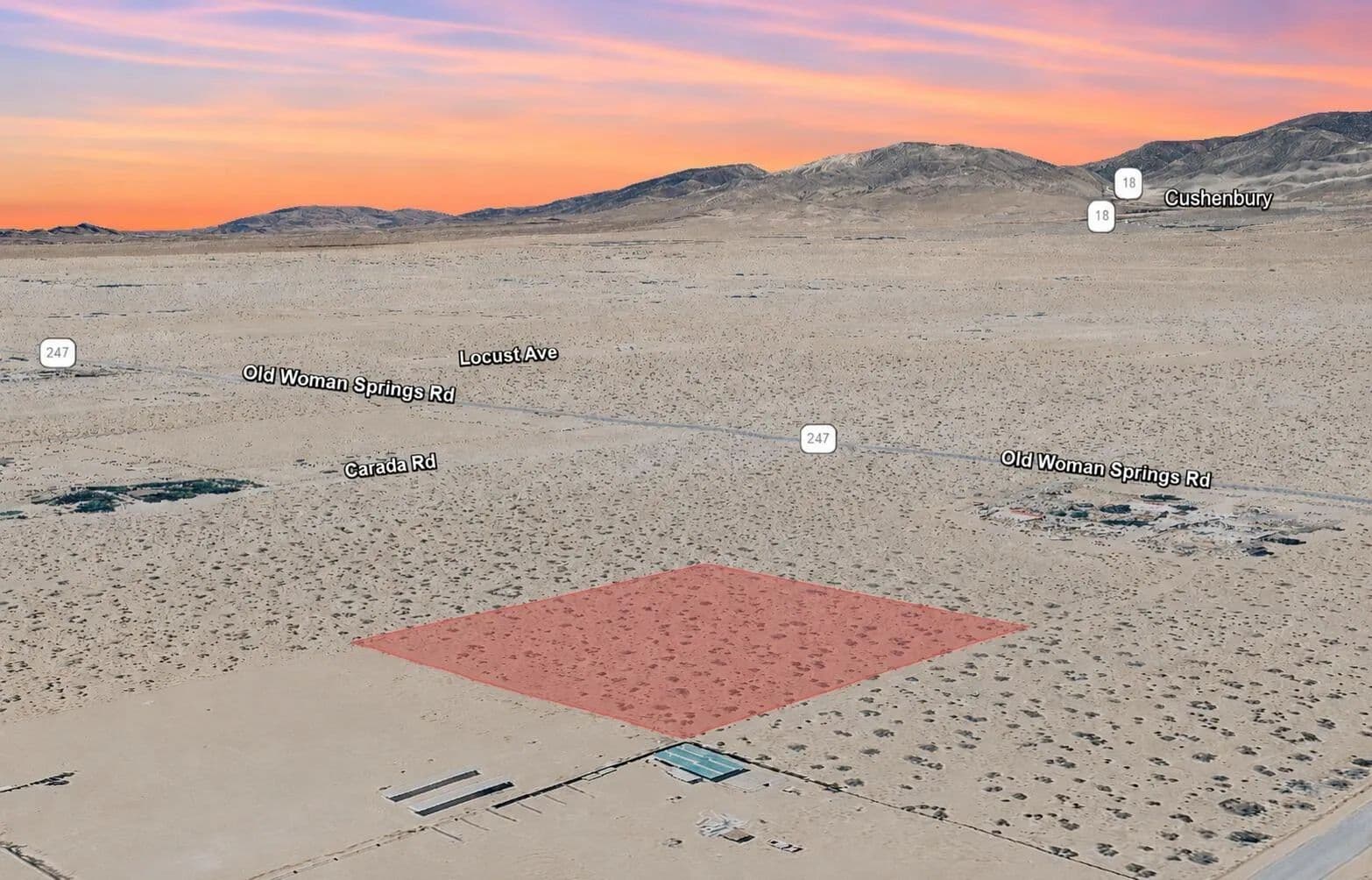 Property from Sunset Road - KW - Lucerne Valley, California, 92356