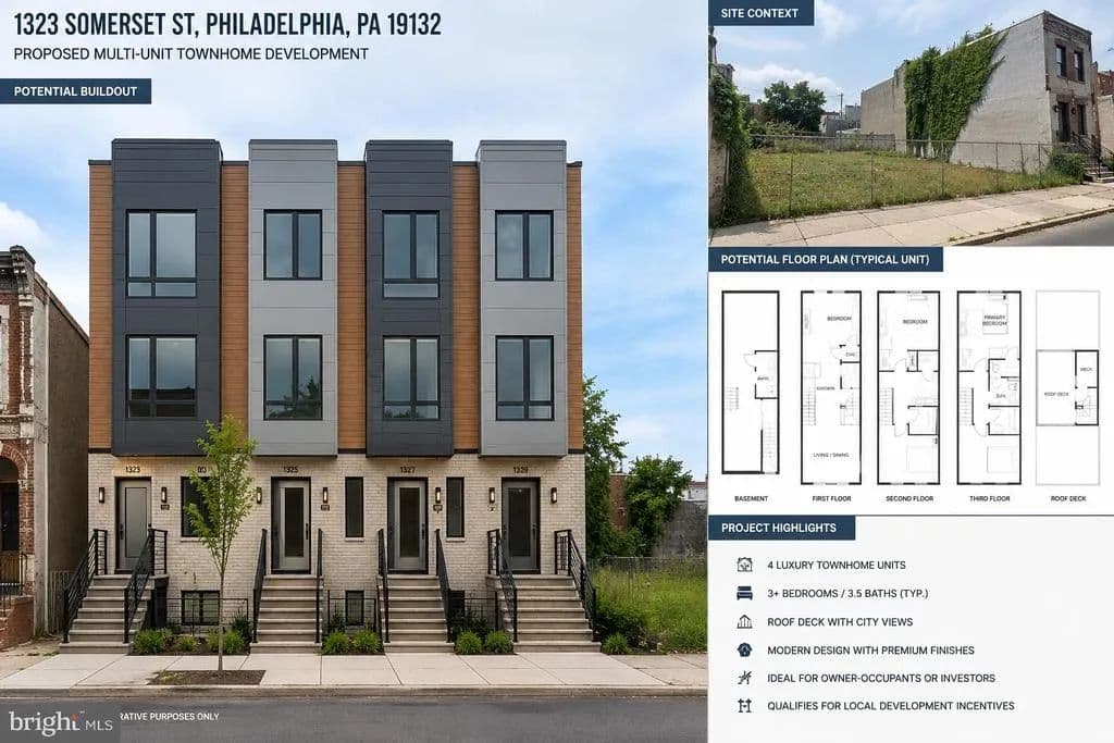Property from 1323 W SOMERSET STREET - KW - Philadelphia, Pennsylvania, 19132