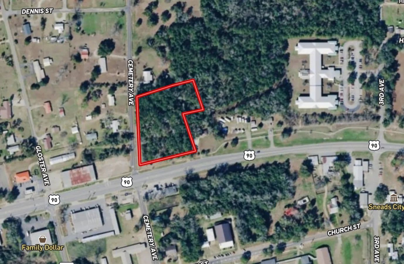 3.12-Acre Commercial & Multifamily Development Opportunity in Sneads, FL - Sneads, Florida, 32460