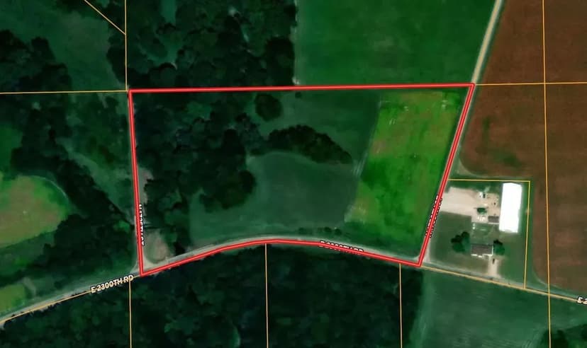 11.1 Acres of Open and Wooded Ground for sale