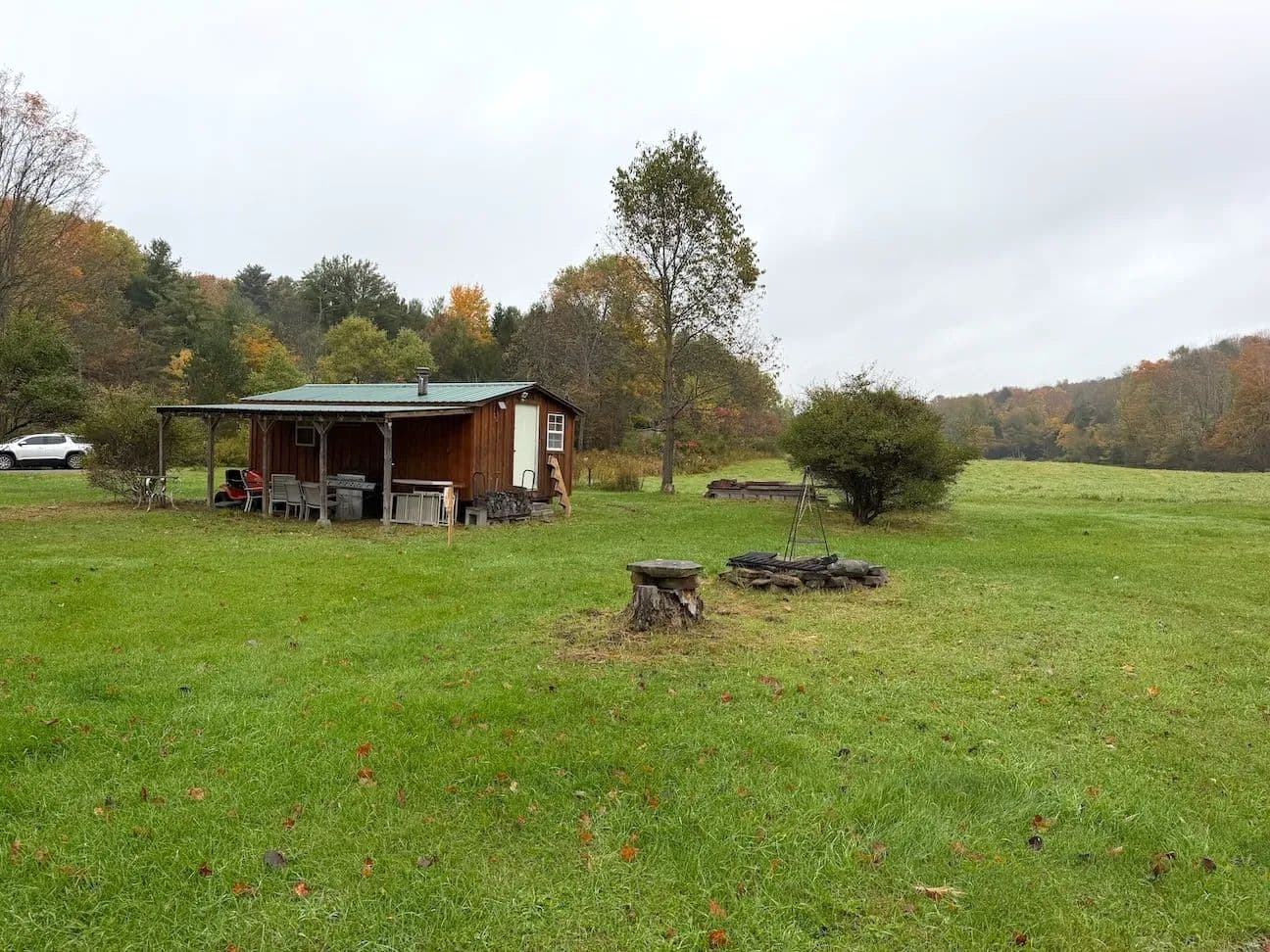 Cabin on Phillips Creek bordering Plumbottom State Forest in Belmont NY 4491 Phillips Creek Rd - land for sale