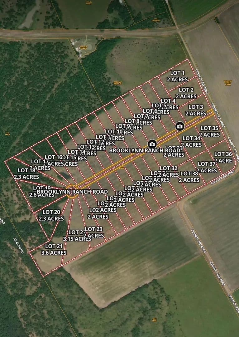 Property from 000 CR 4060 Road - KW - Kerens, Texas, 75144
