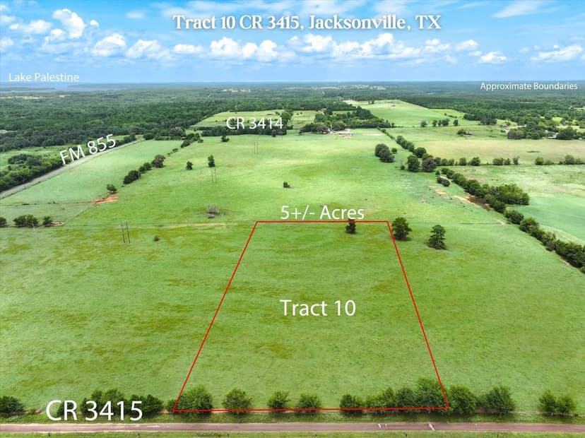 Tract 10 CR 3415, Jacksonville, Texas 75766