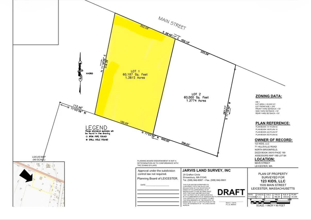 Vacant Land in Leicester - Leicester, Massachusetts, 01524