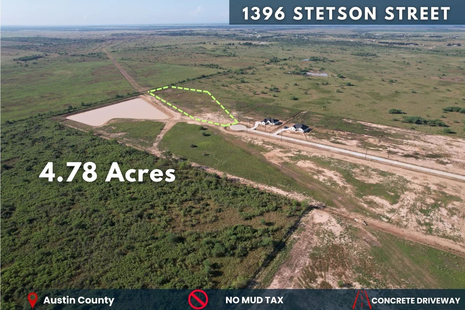 4.78 Acres of Land for Sale in Sealy, TX - Sealy, Texas, 77494