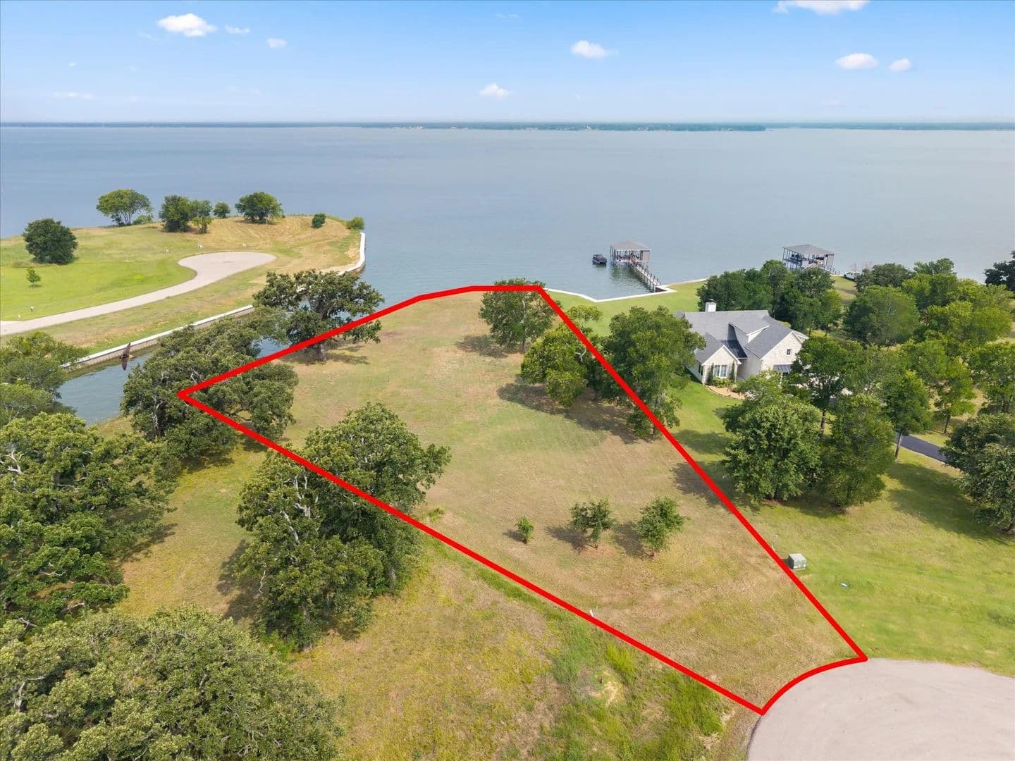 Property from Lot 11 Captains Cove - KW - Streetman, Texas, 75859
