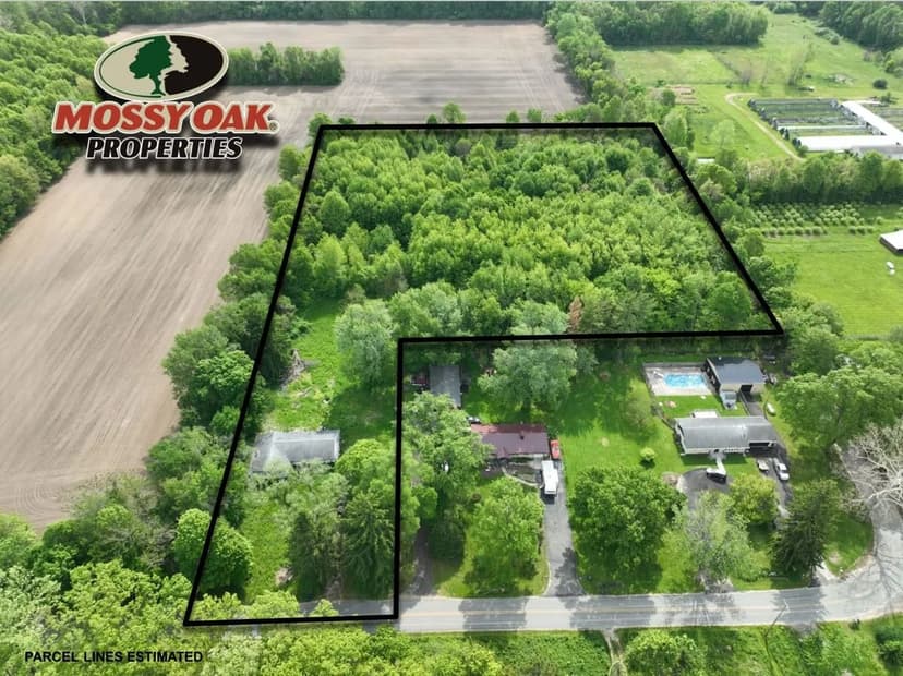 6 +/- ACRES  - 13817 LOG CABIN THREE OAKS, MI 49120 -BERRIEN COUNTY