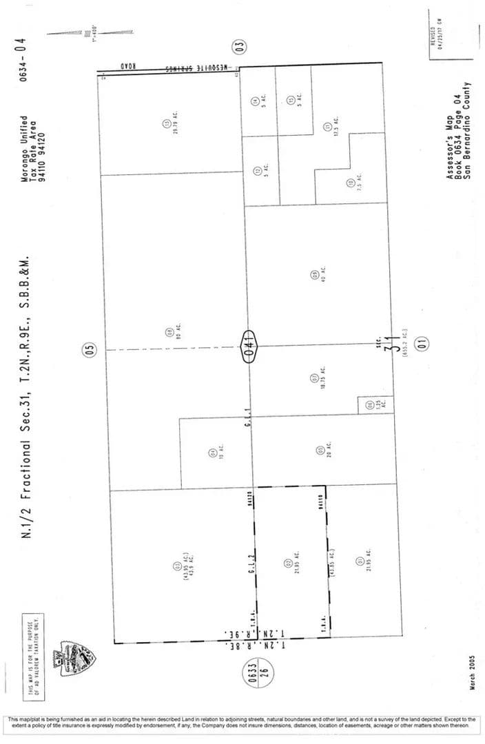 Vacant Land in 29 Palms - land for sale