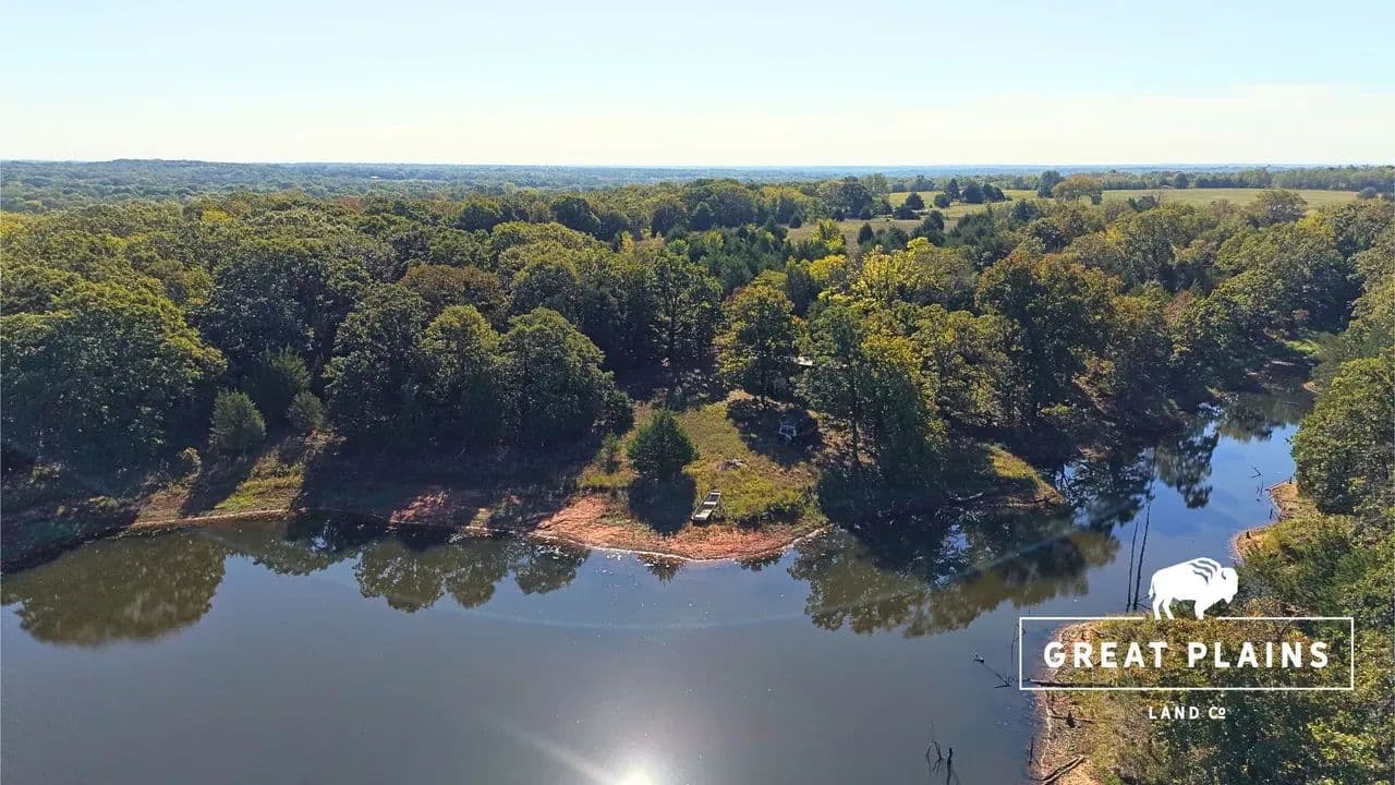 80 Acres with 2-Acre Stocked Fishing Pond & Hunting Cabin - Macomb, Oklahoma, 74852