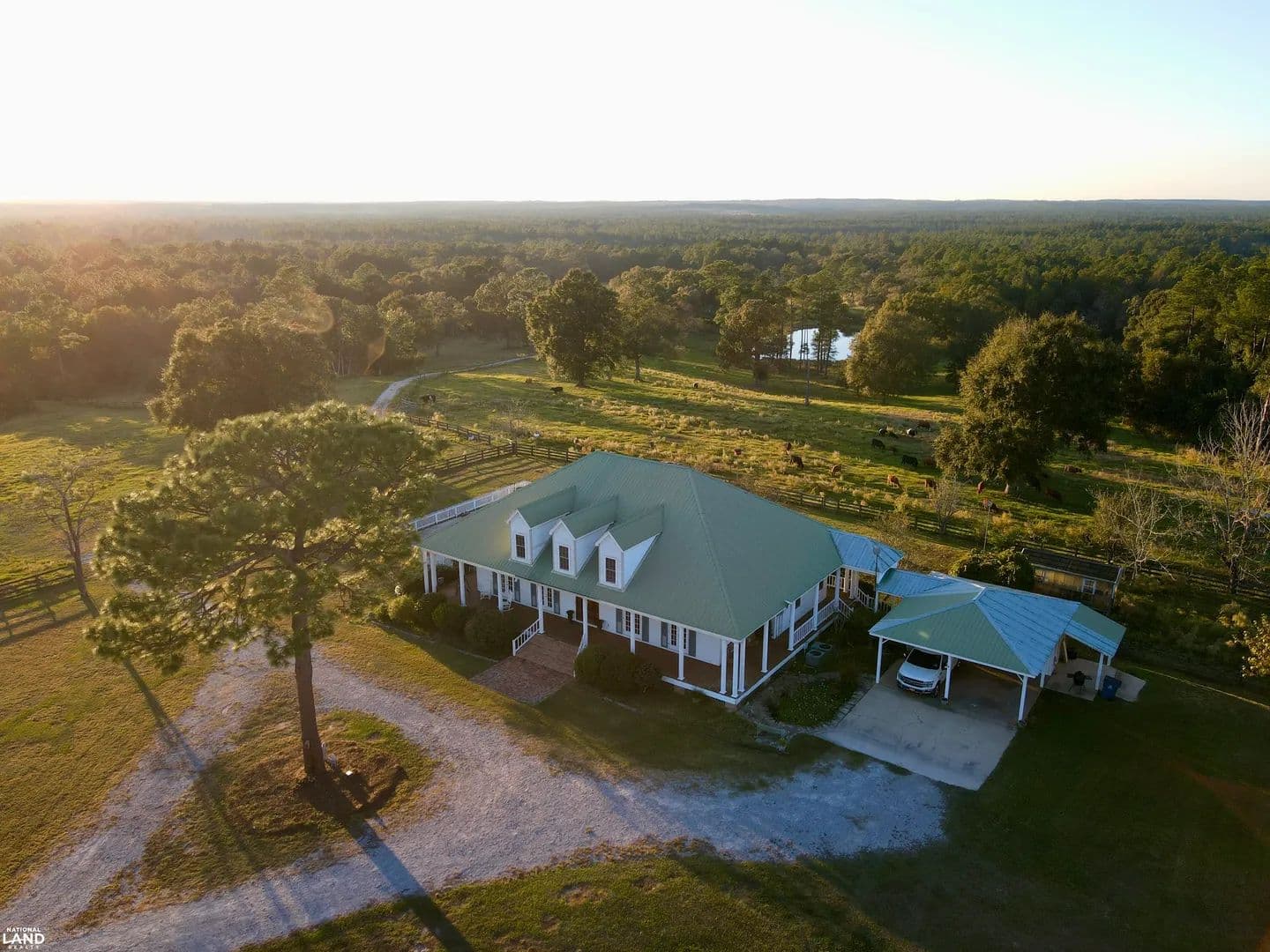 Bennett Creek Cattle Farm & Lake Estate - Citronelle, Alabama, 36522