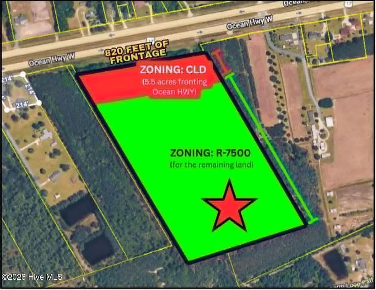 24.48 Acres of Land for Sale in Sunset Beach, NC - Sunset Beach, North Carolina, 28468