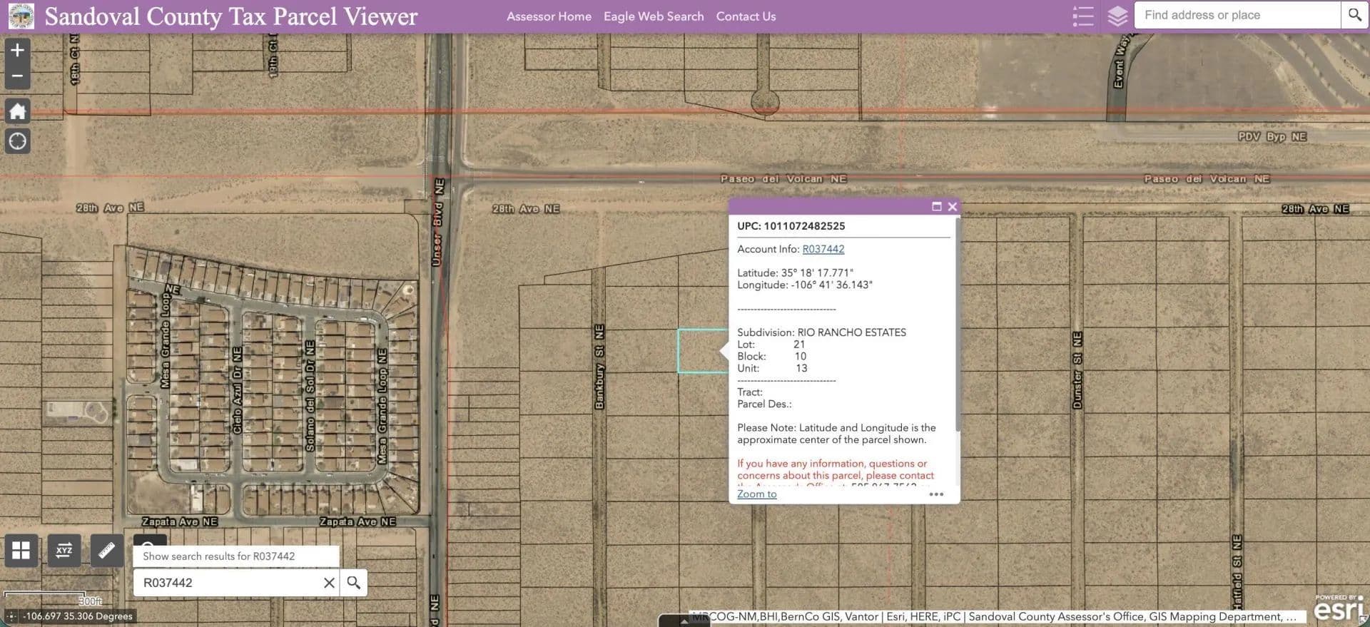 Land -Single Family Acreage in Rio Rancho - Rio Rancho, New Mexico, 87144