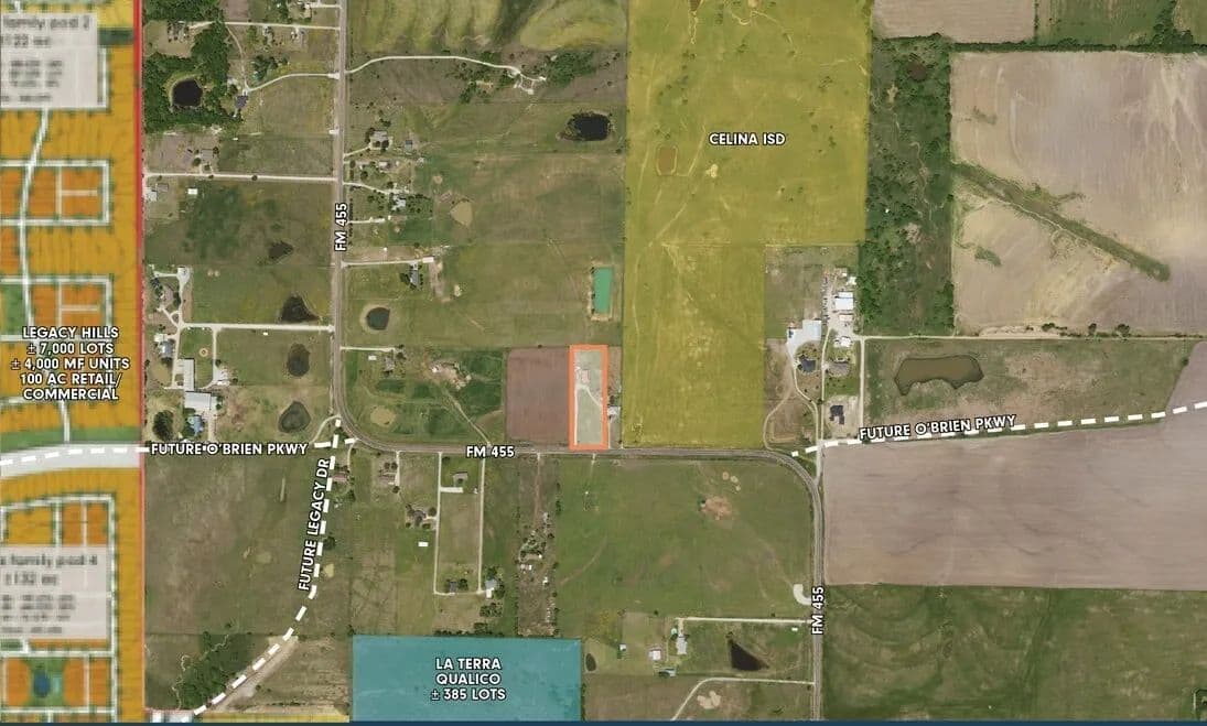 2 Acres of Land for Sale in Celina, TX - Celina, Texas, 75009