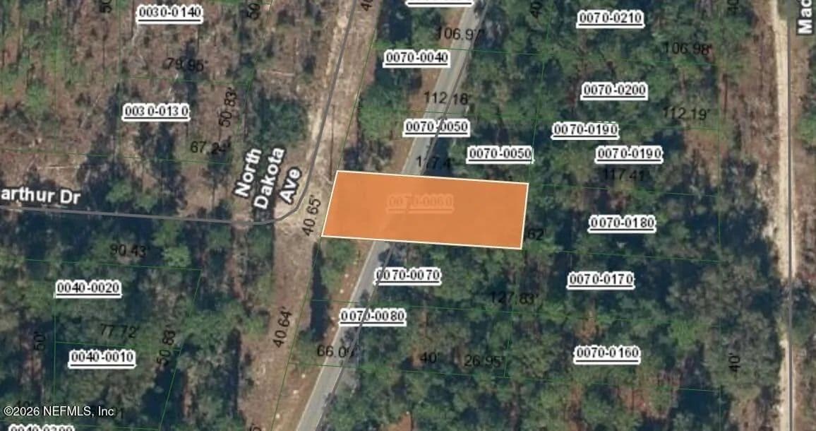 Property from 0 N DAKOTA Avenue - KW - Hawthorne, Florida, 32640