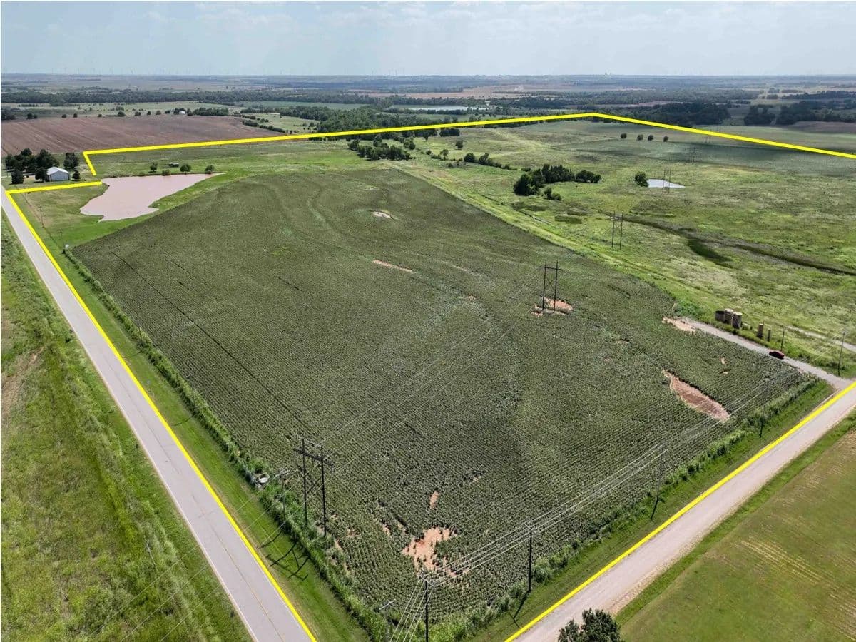 153± Acres Cropland, Pasture, Pond & More - Tract 2 - Billings, Oklahoma, 74630