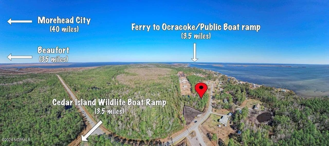 Property from 0 #2 Cedar Island Road - KW - Cedar Island, North Carolina, 28520
