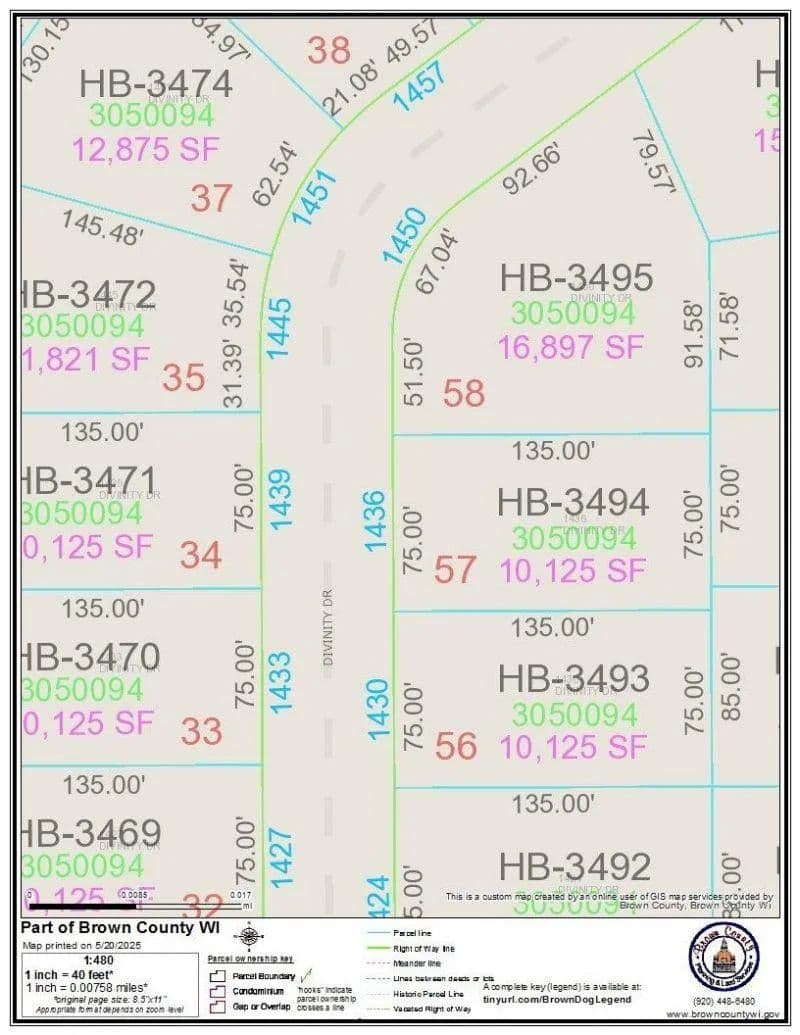 Land -Single Family Acreage in DE PERE