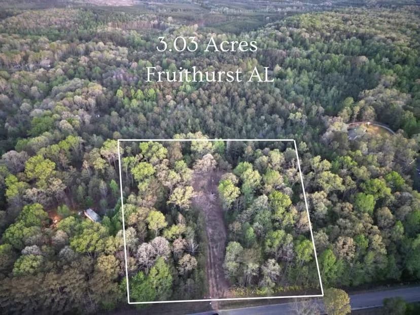Land -Agricultural (Not Zoned) in Fruithurst