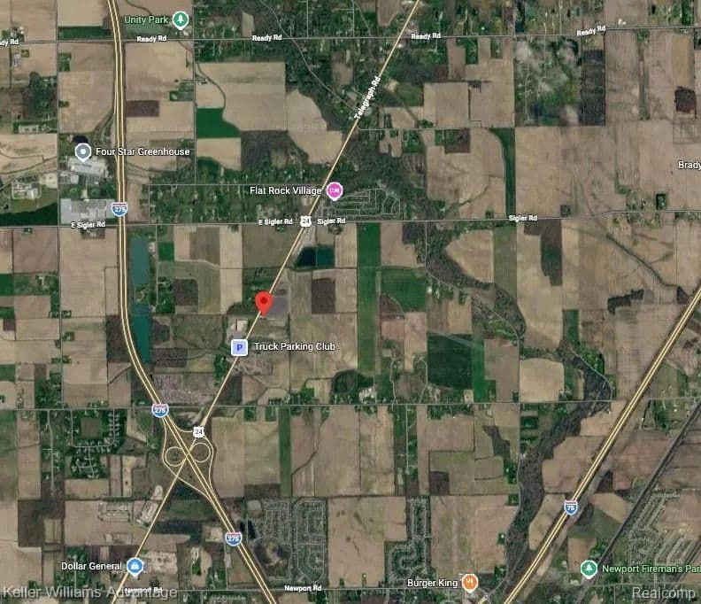 17.14 Acres of Land for Sale in Carleton Village, MI - Michigan, 48117