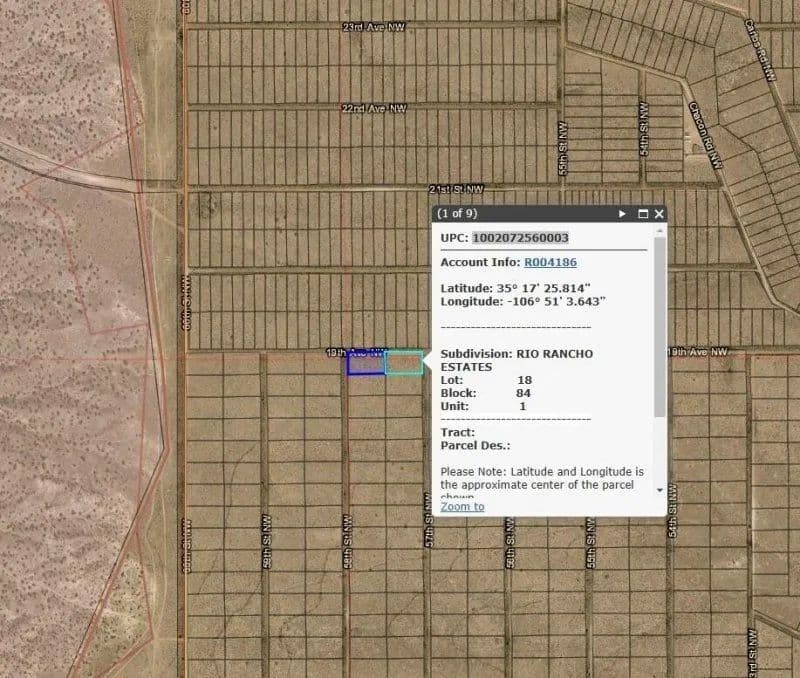 Land -Single Family Acreage in Rio Rancho - Rio Rancho, New Mexico, 87144