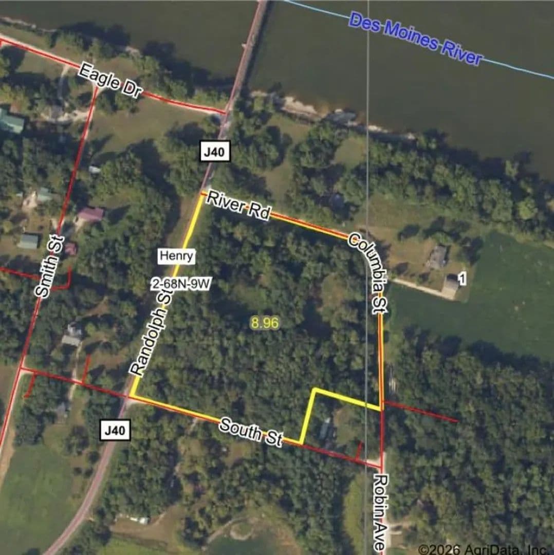 8 M/L Acres Overlooking the Des Moines River - Vernon, Iowa - Vernon, Iowa, 52565