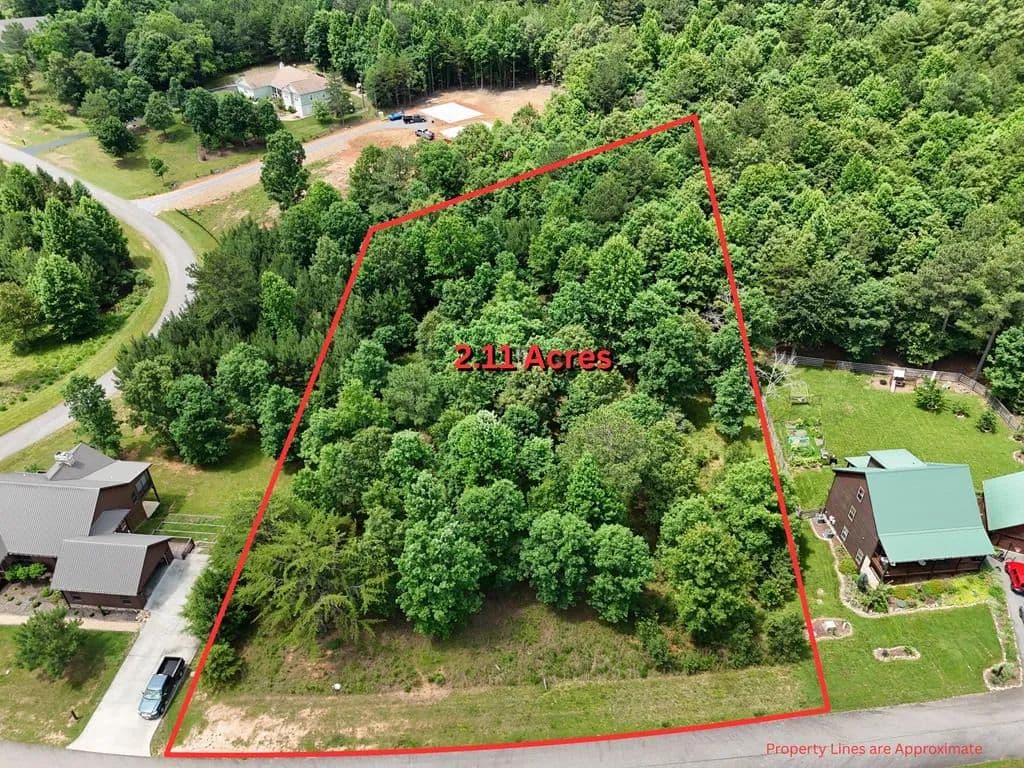 2.11 Acres of Land for Sale in Blairsville, GA - Blairsville, Georgia, 30512