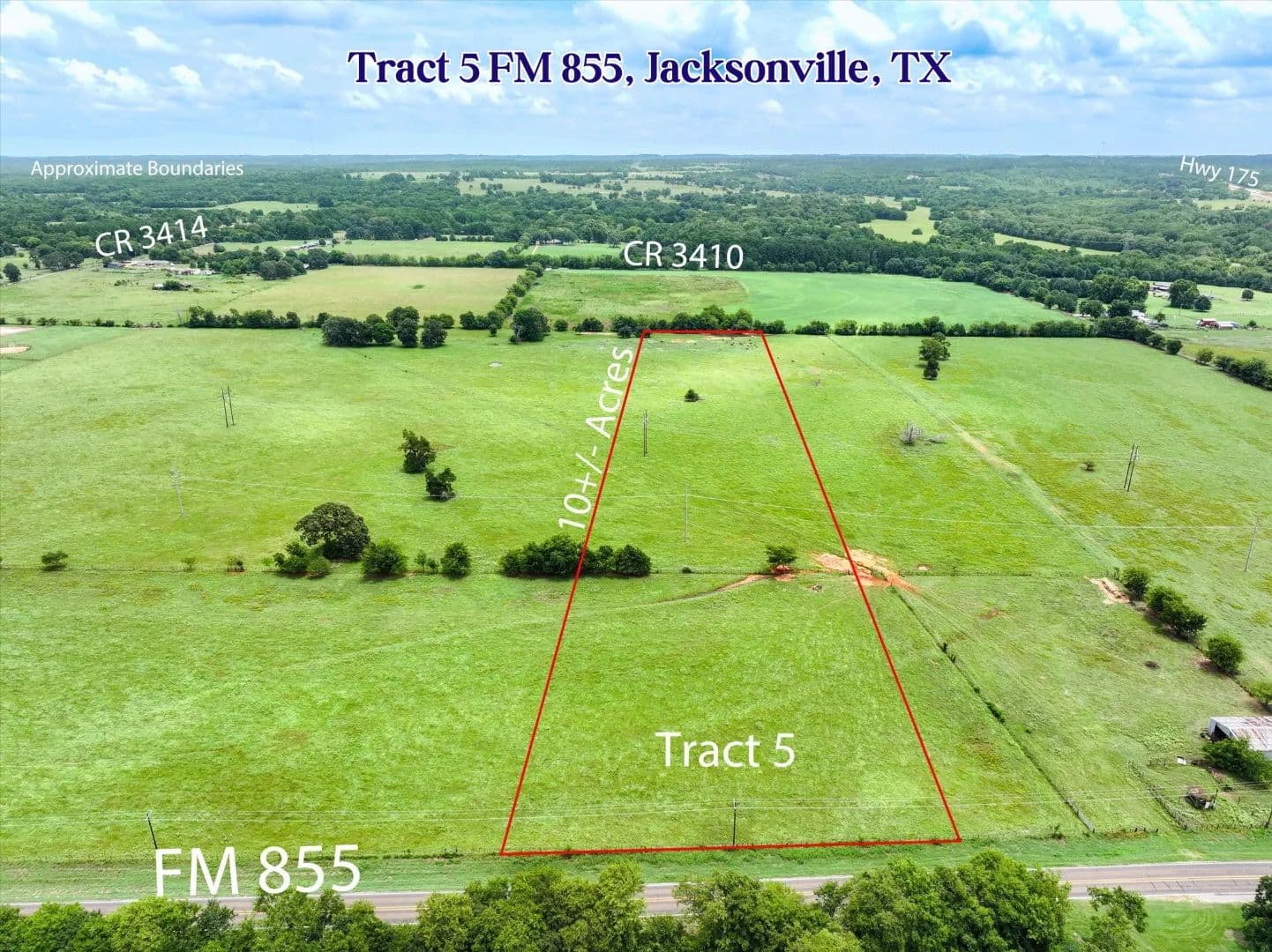 Tract 5 FM 855, Jacksonville - Jacksonville, Texas, 75766