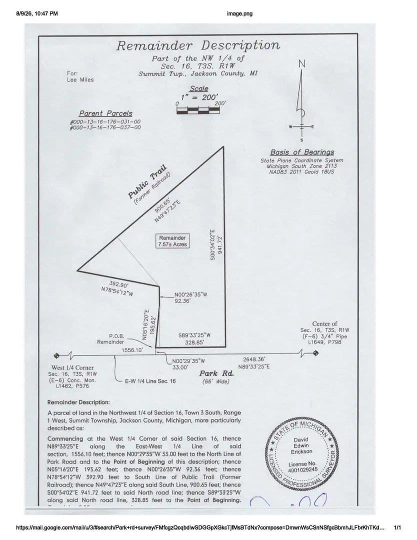 Vacant Land in Jackson - Jackson, Michigan, 49203