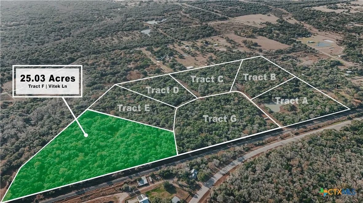 25.03 Acres of Land for Sale in Inez, TX - Inez, Texas, 77968