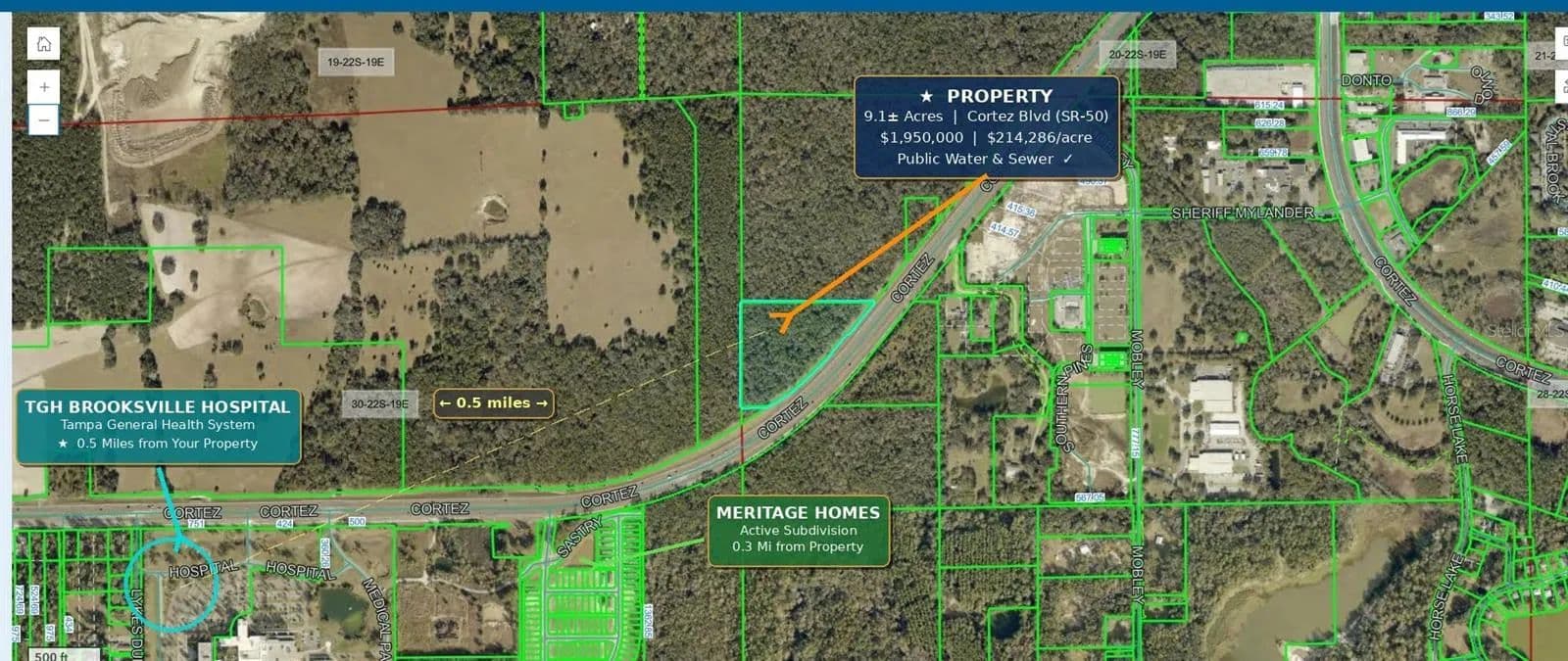 Property from 0 CORTEZ BOULEVARD - KW - Brooksville, Florida, 34601
