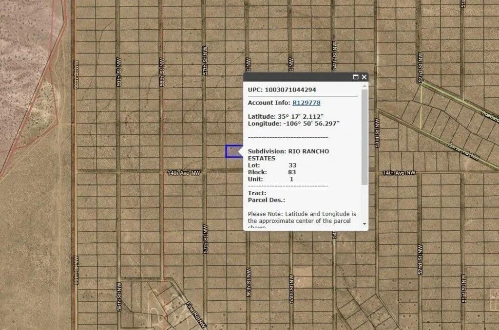Land -Single Family Acreage in Rio Rancho - Rio Rancho, New Mexico, 87144