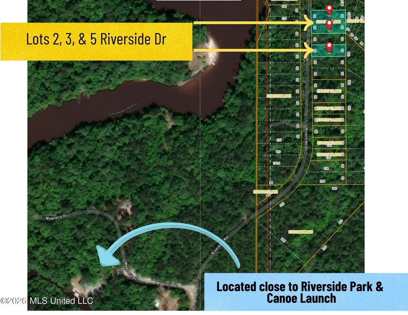 Property from Lot 2,3, 5 Riverside Drive - KW - Biloxi, Mississippi, 39532