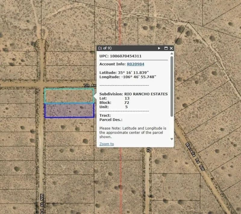 Land -Single Family Acreage in Rio Rancho - Rio Rancho, New Mexico, 87124
