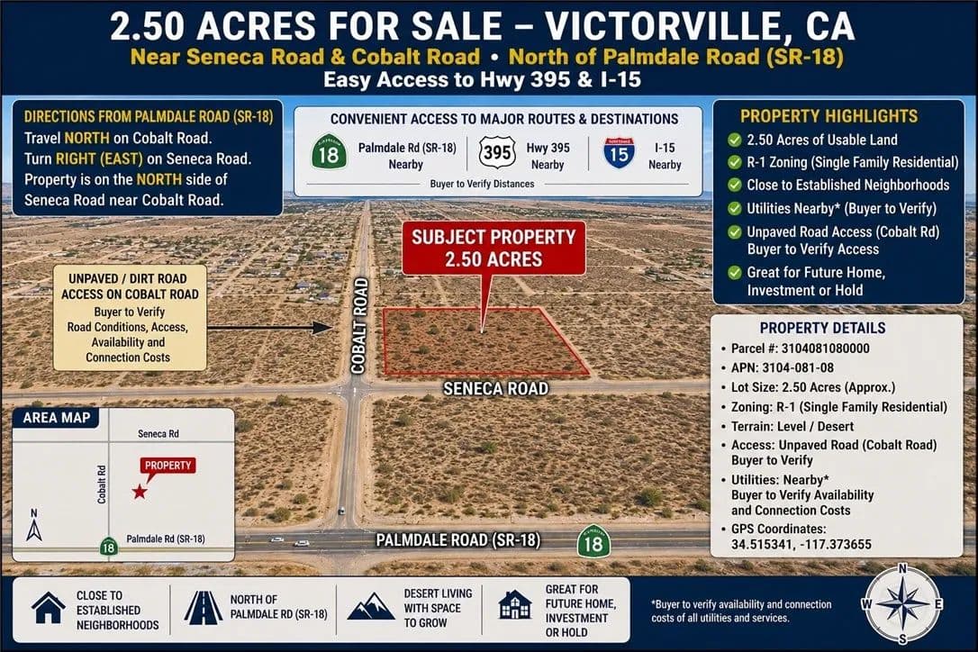 Vacant Land in Victorville - Victorville, California, 92394
