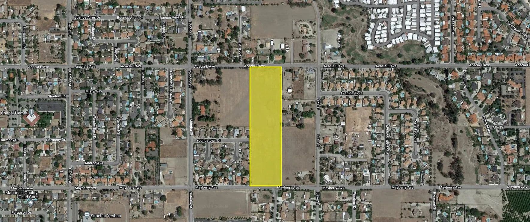Land -Agricultural (Not Zoned) in Hemet - Hemet, California, 92544