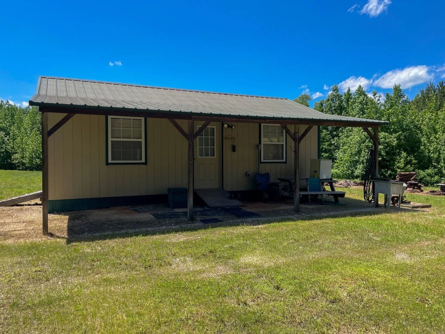 92± Acre Tennessee Hunting Property with Cabin & Barn - Cedar Grove, Tennessee, 38321