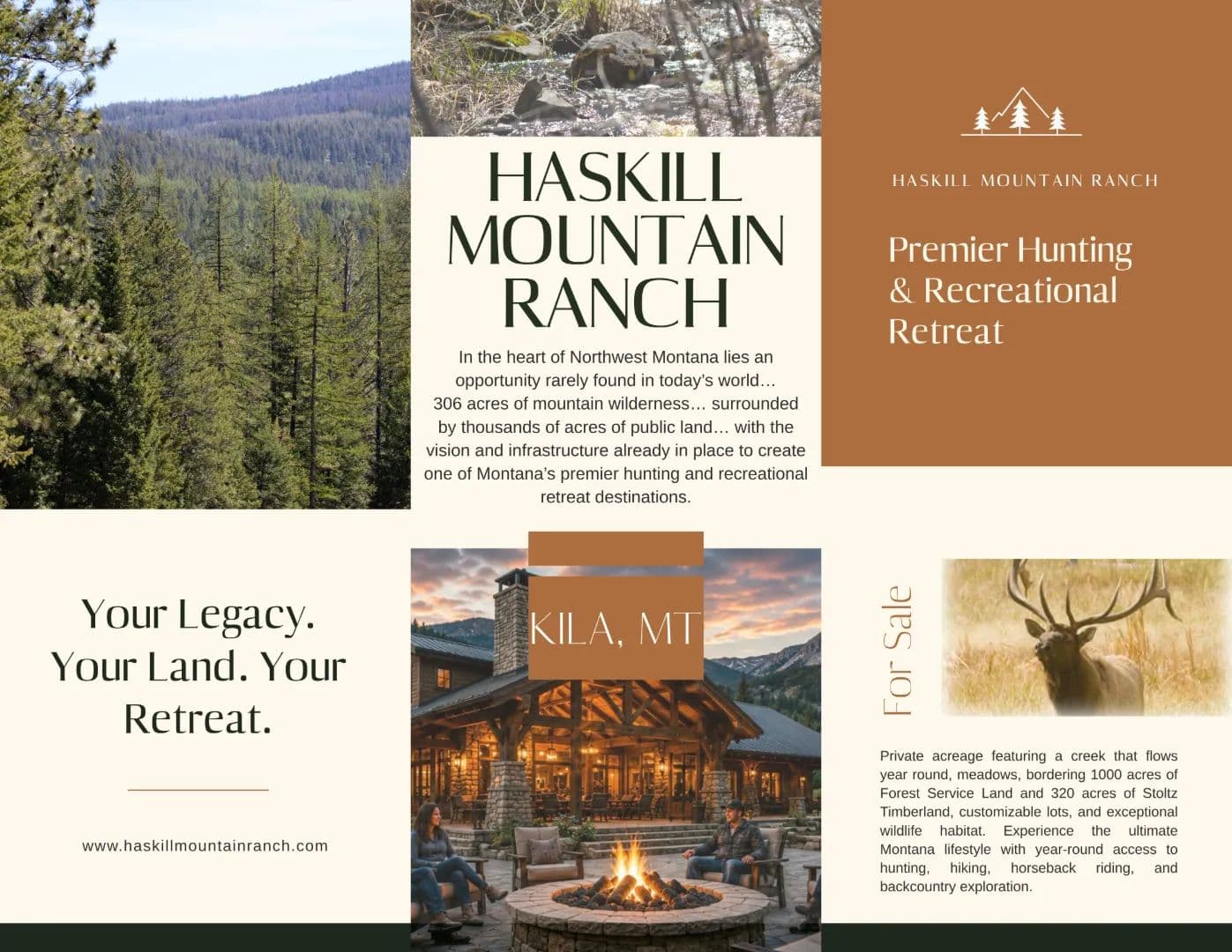 Haskill Mountain Ranch 300 Acres (33 Lots)  - Kila, Montana, 59920
