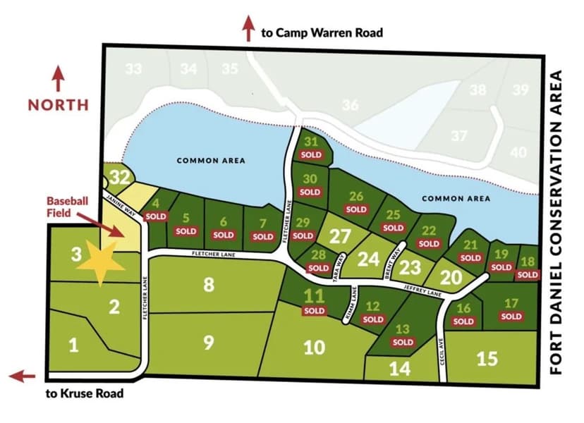 Property from Lot 3 Fletcher Lane - KW