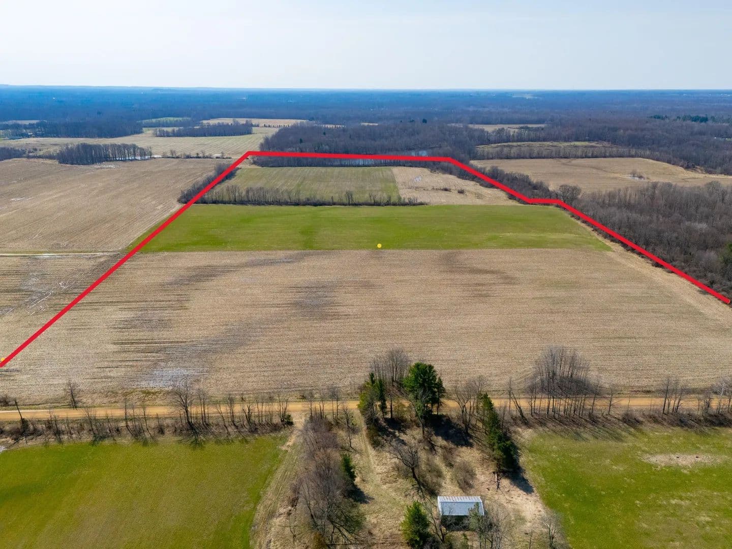 Property from 36th Avenue - KW - Paw Paw, Michigan, 49079