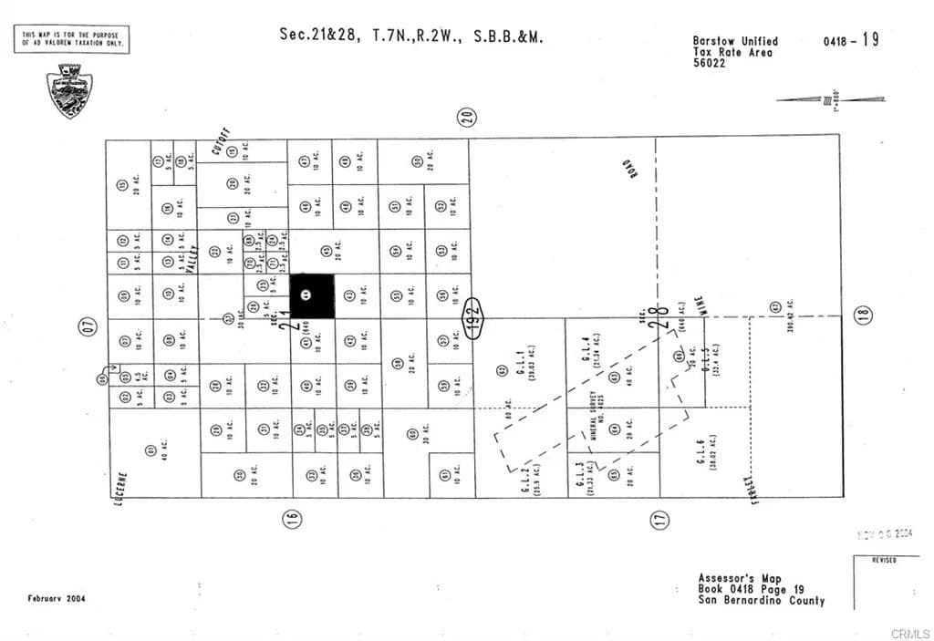 Land -Single Family Acreage in Barstow - Barstow, California, 92311