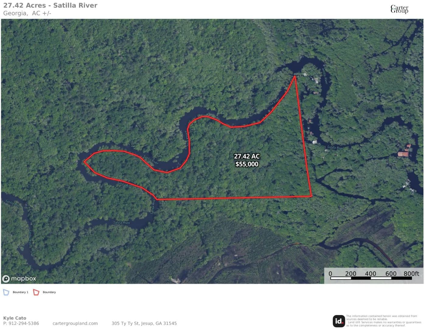 27.42 Acres Lewis Landing - Nahunta, Georgia, 31553