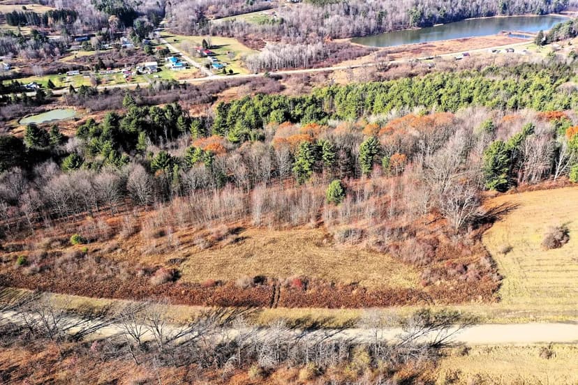 6.7 acre Building Lot and Recreational Land in Urbana NY Two Rod Road in the Finger Lakes Region