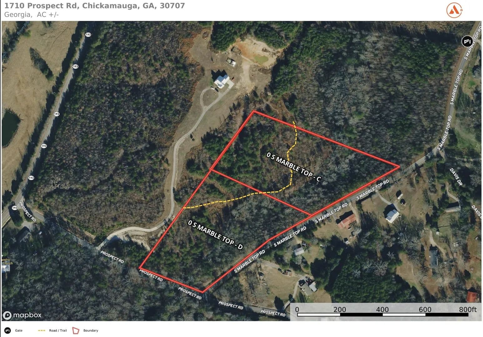 10 Acres of Land for Sale in Chickamauga, GA - Chickamauga, Georgia, 30707