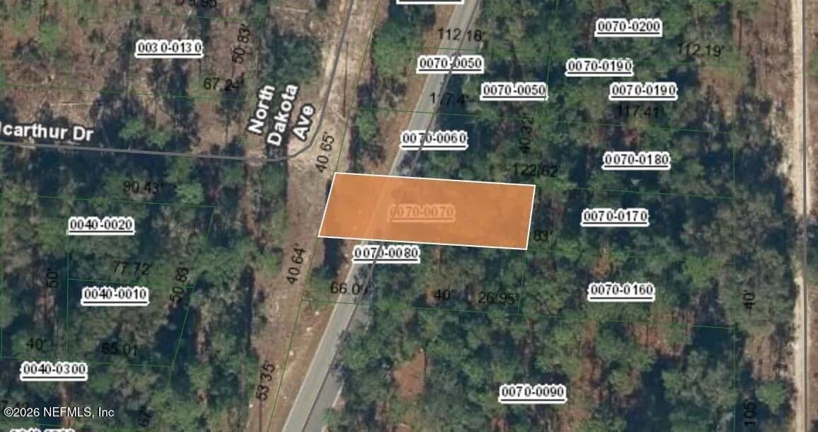 Property from 0 N DAKOTA Avenue - KW - Hawthorne, Florida, 32640