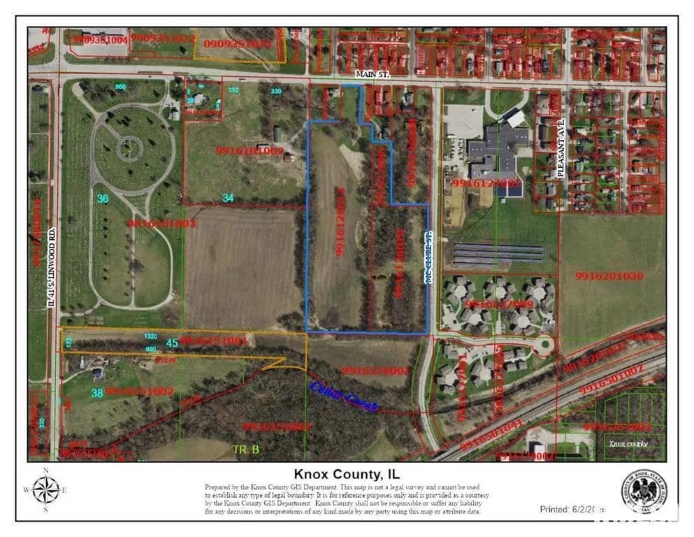 Land -Agricultural (Not Zoned) in Galesburg - Galesburg, Illinois, 61401