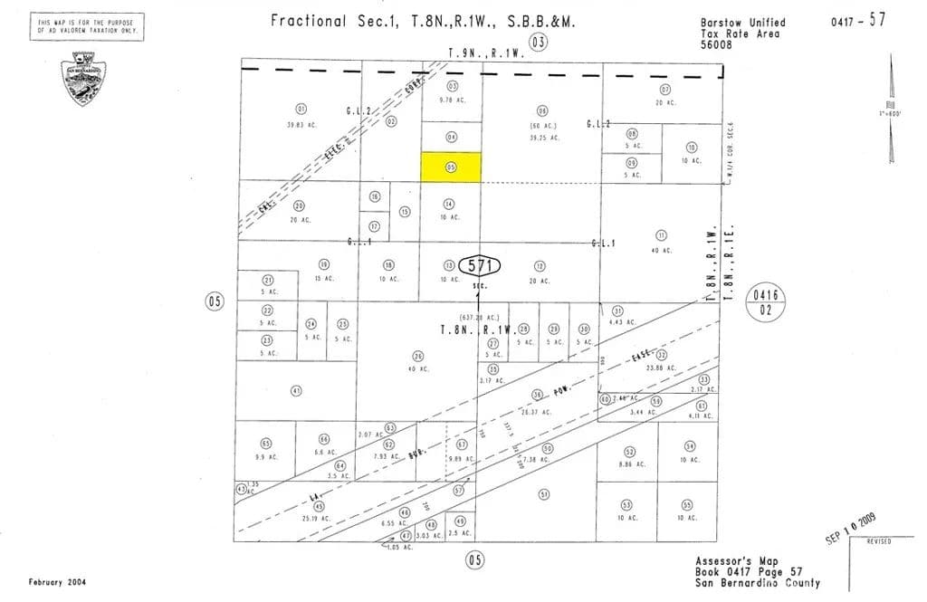 Vacant Land in Barstow - Barstow, California, 92311