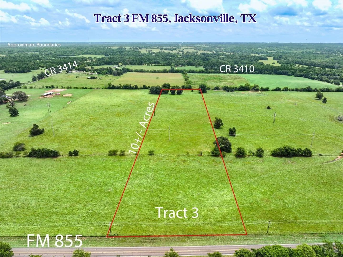 Tract 3 FM 855, Jacksonville - Jacksonville, Texas, 75766