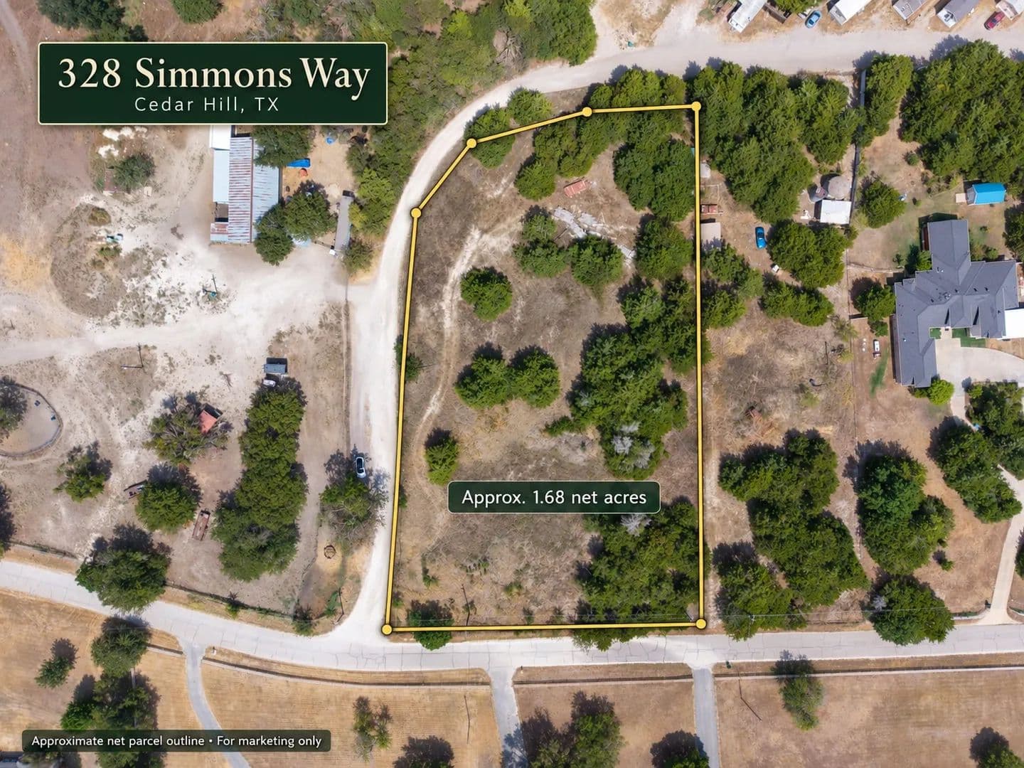 1.68 Acres of Land for Sale in Cedar Hill, TX - Cedar Hill, Texas, 75104