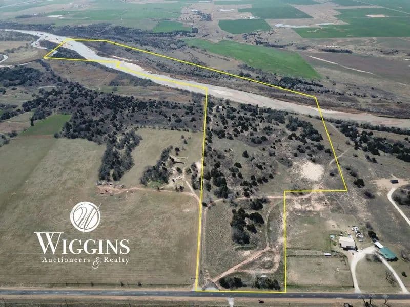 4/29 - 134 .6 +/- Acres of Prime Cimarron River Hunting & Recreational Land (Offered in 3 Tracts, each w/ Cimarron River Frontage) | Dover Area, Kingfisher Co., OK