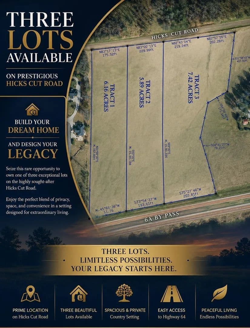 5.89 Acres of Land for Sale in Pulaski, TN - Pulaski, Tennessee, 38478